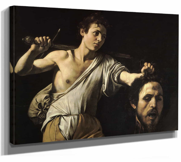 Caravaggio David With The Head Of Goliath By Caravaggio