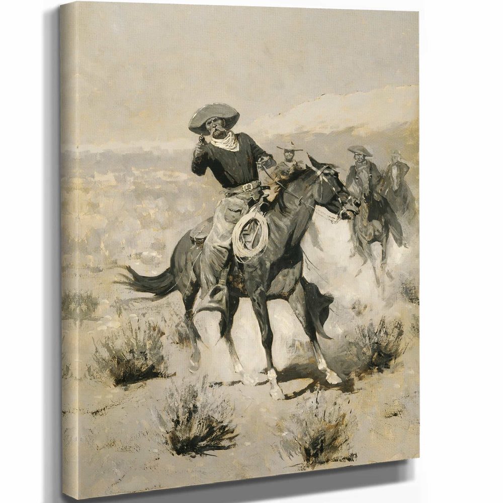 Frederic Remington Days On The Range By Frederic Remington