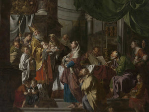 Pieter Jozef Verhaghen De Presentatie Van Jezus In De Tempel By Pieter Jozef Verhaghen