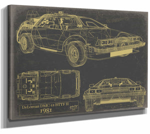 Delorean Dmc 12 Bttf Ii 1981 Wall Art from Bella Frye.