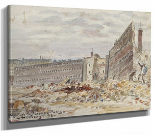 Demolition De La Prison Mazas 23 25 Boulevard Diderot By Frederic Houbron