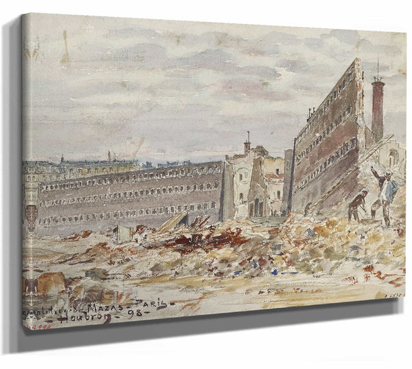 Demolition De La Prison Mazas 23 25 Boulevard Diderot By Frederic Houbron