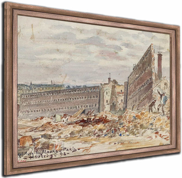 Demolition De La Prison Mazas 23 25 Boulevard Diderot By Frederic Houbron