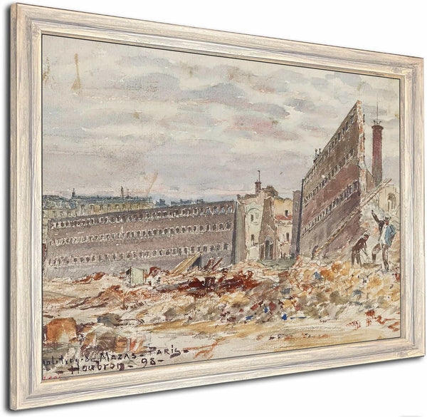 Demolition De La Prison Mazas 23 25 Boulevard Diderot By Frederic Houbron