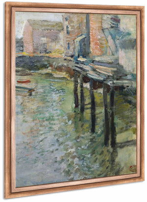 Deserted Wharf By John Henry Twachtman