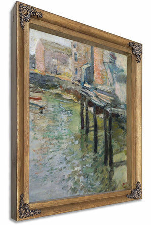 Deserted Wharf By John Henry Twachtman