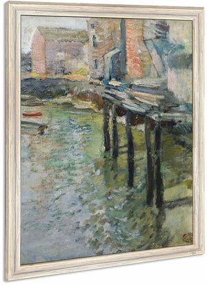 Deserted Wharf By John Henry Twachtman