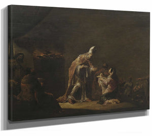 Die Darstellung Im Tempel By Leonaert Bramer