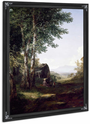 Distant View Of The Mansfield Mountain Vermont By John Frederick Kensett