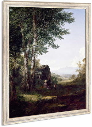 Distant View Of The Mansfield Mountain Vermont By John Frederick Kensett