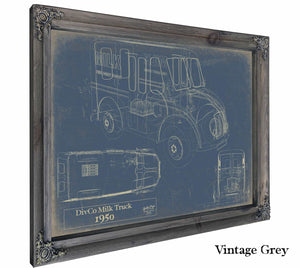 Divco Milk Truck 1950 Wall Art from Bella Frye.