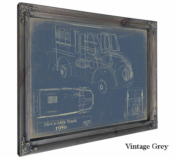 Divco Milk Truck 1950 Wall Art from Bella Frye.