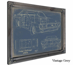 Dodge Challenger 1970 Wall Art from Bella Frye.