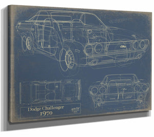 Dodge Challenger 1970 Wall Art from Bella Frye.