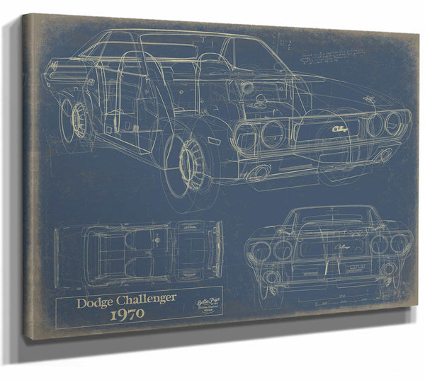 Dodge Challenger 1970 Wall Art from Bella Frye.