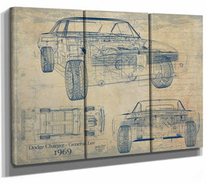 Dodge Charger General Wall Art from Bella Frye.