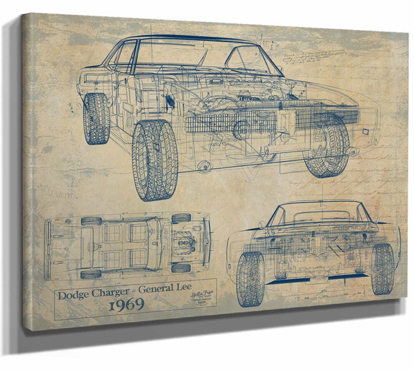 Dodge Charger General Wall Art from Bella Frye.