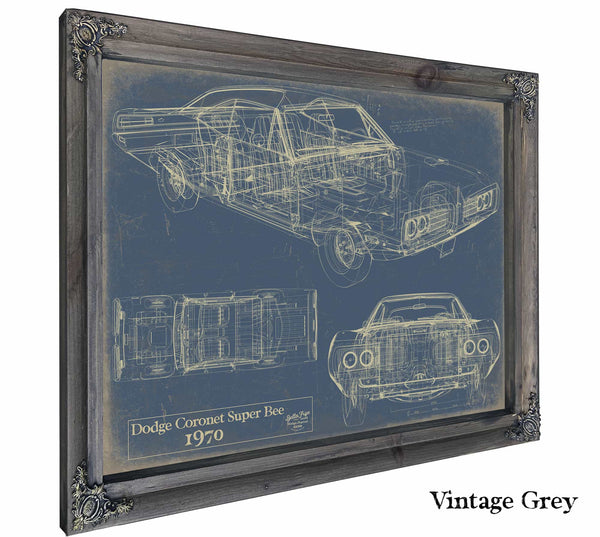 Dodge Coronet Super Bee 1970 Wall Art from Bella Frye.