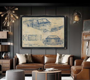 Dodge Coronet Super Bee 1970 Wall Art from Bella Frye.