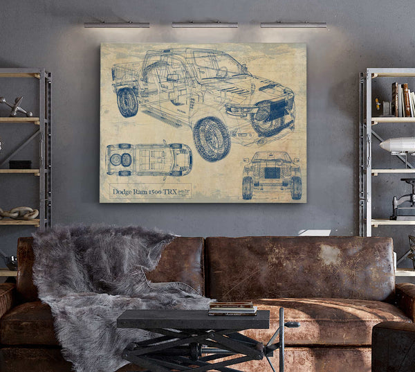 Dodge Ram 1500 Trx Wall Art from Bella Frye.