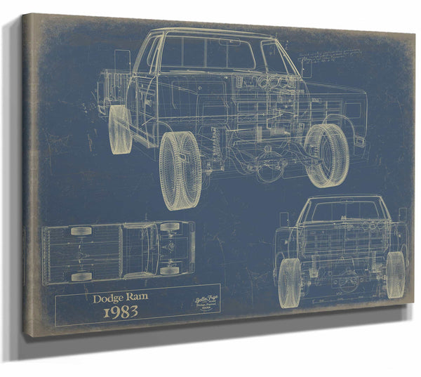 Dodge Ram 1983 Fbm Wall Art from Bella Frye.