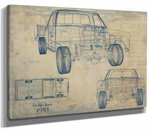 Dodge Ram 1983 Fbm Wall Art from Bella Frye.