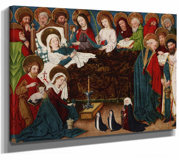 Dormition Of The Mother Of God By Meister Der Gewandstudien