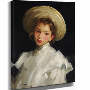 Robert Henri Dutch Girl In White By Robert Henri