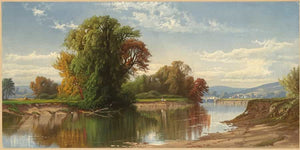 Alfred Thompson Bricher Early Autumn On Esopus Creek By Alfred Thompson Bricher