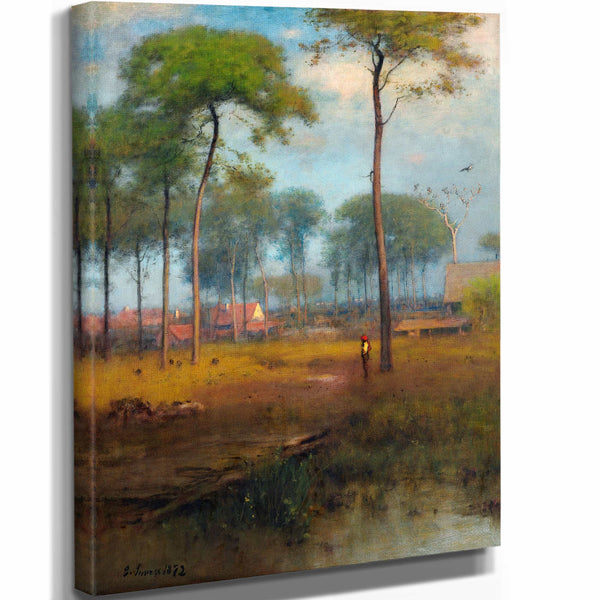 George Inness Early Morning Tarpon Springs By George Inness