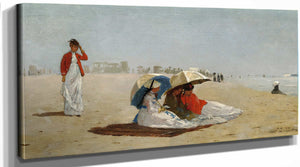 Winslow Homer East Hampton Beachlong Island By Winslow Homer