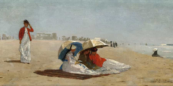 Winslow Homer East Hampton Beachlong Island By Winslow Homer