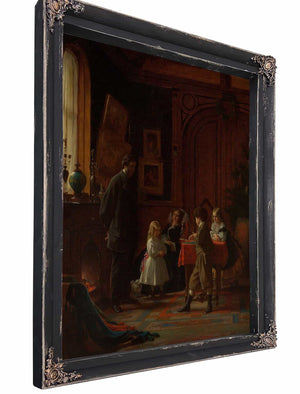 Christmas Time The Blodgett Family By Eastman Johnson