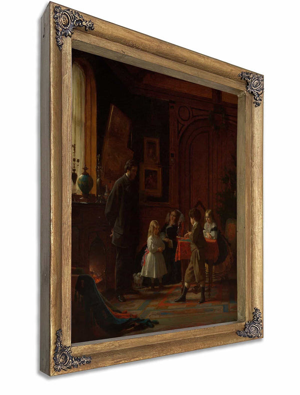 Christmas Time The Blodgett Family By Eastman Johnson