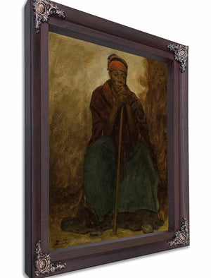 Dinah Portrait Of A Negress By Eastman Johnson