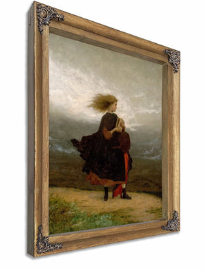 The Girl I Left Behind Me By Eastman Johnson