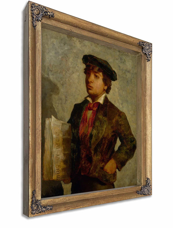 Newspaper Boy By Edward Mitchell Bannister