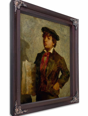 Newspaper Boy By Edward Mitchell Bannister