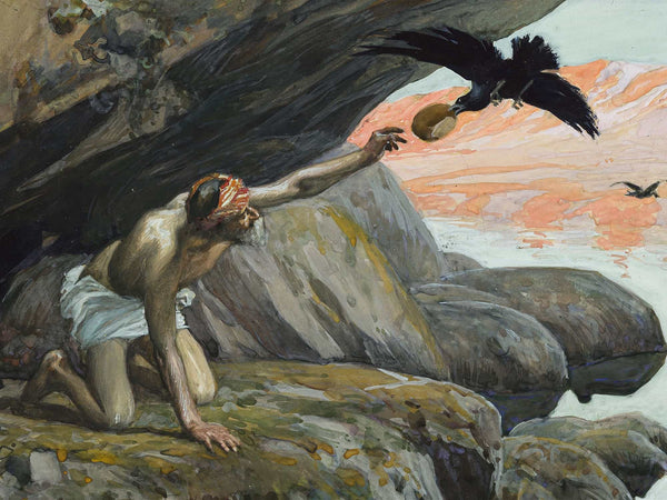 James Tissot Elijah Fed By The Ravens By James Tissot