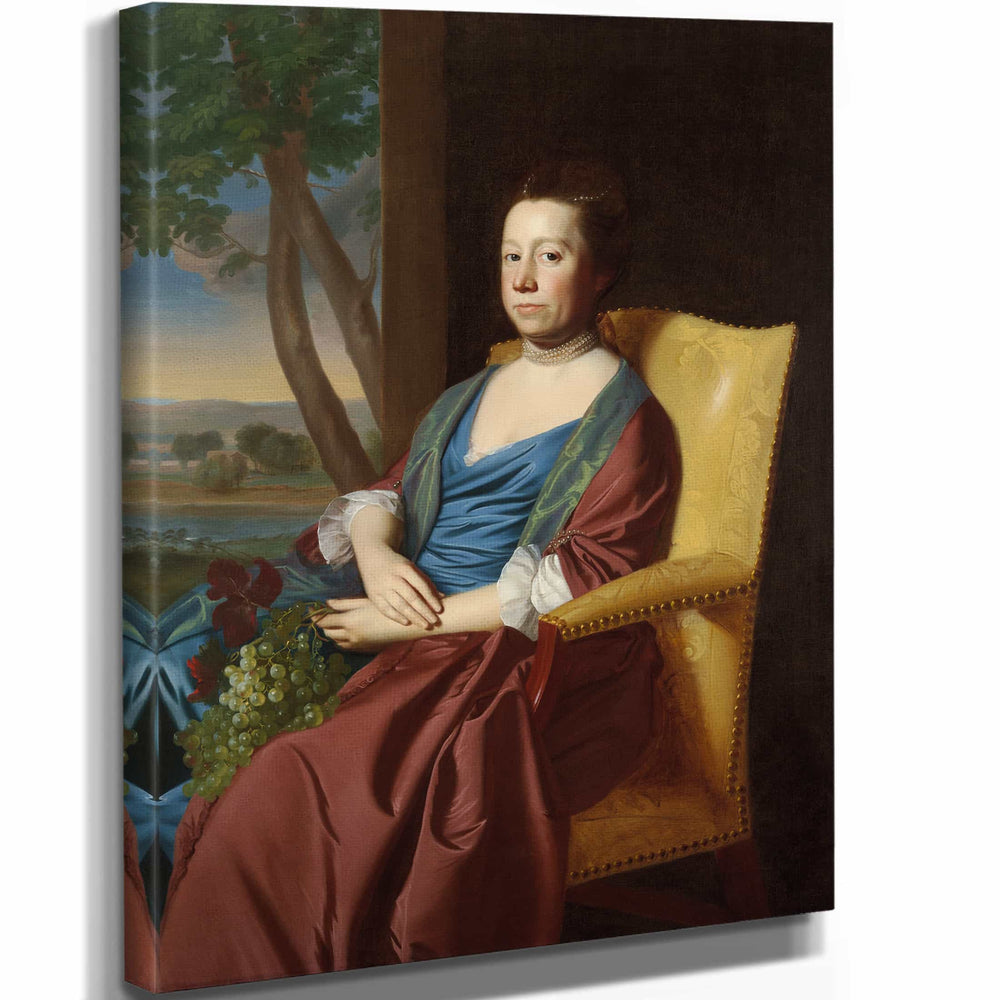 John Singleton Copley 11" x 14" / Stretched Canvas Wrap Elizabeth Storer Smith By John Singleton Copley