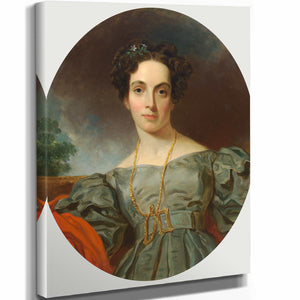 Henry Inman Emma Embury By Henry Inman