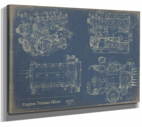 Engine Nissan sr20 Wall Art from Bella Frye.