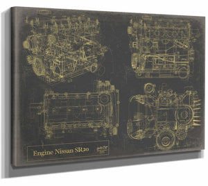 Engine Nissan sr20 Wall Art from Bella Frye.