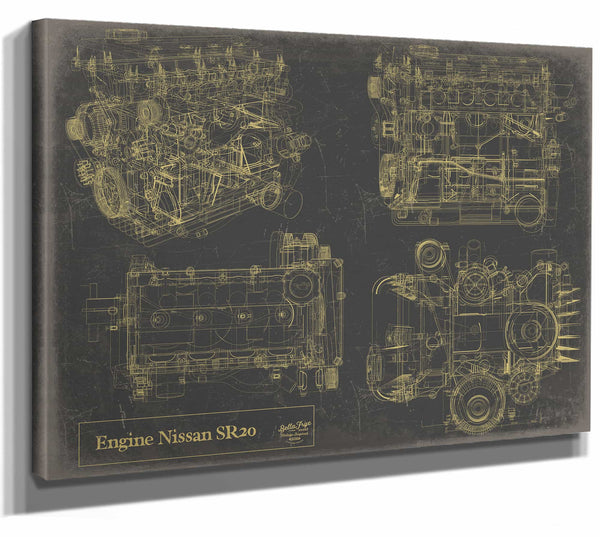 Engine Nissan sr20 Wall Art from Bella Frye.