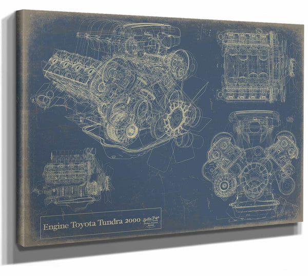 Engine Toyota Tundra 2000 Wall Art from Bella Frye.