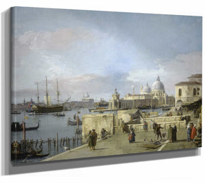 Canaletto Entrance To The Grand Canal From The Molovenice By Canaletto