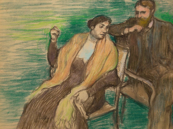 Edgar Degas Esquisse Pour Un Portrait De M Et Mme Louis Rouart By Edgar Degas