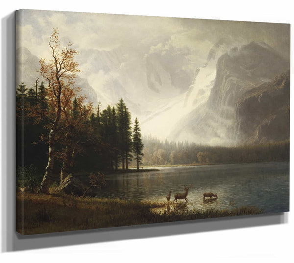 Estes Park Colorado Whytes Lake By Albert Bierstadt