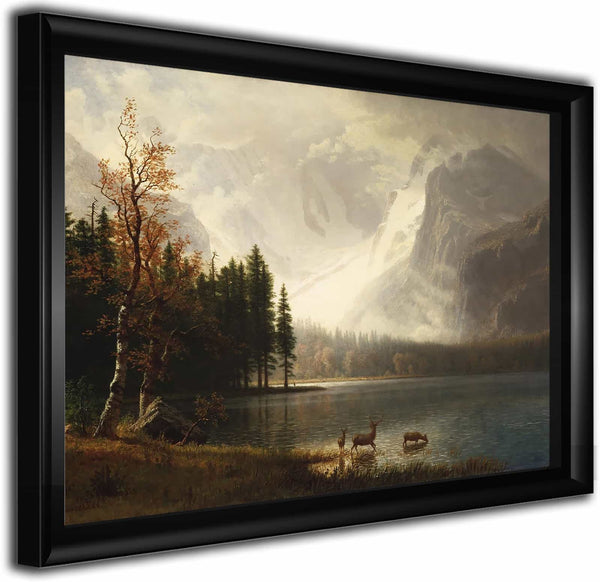 Estes Park Colorado Whytes Lake By Albert Bierstadt