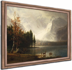 Estes Park Colorado Whytes Lake By Albert Bierstadt